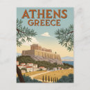 Search for athens vintage travel posters Parthenon