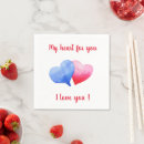 Search for red heart napkins Pretty