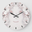 Search for blush pink floral clocks Elegant