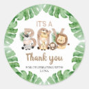 Search for safari baby boy stickers Jungle animals baby shower