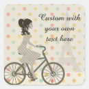 Search for riding a bike stickers Girl