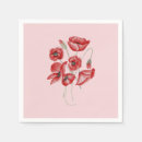 Search for poppy flower napkins Flowers