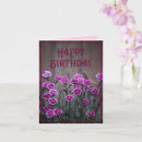Search for rustic birthday cards Pink flowers
