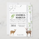 Search for buck and doe wedding invitations Woodland