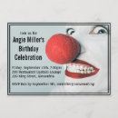 Search for clown invitations Funny