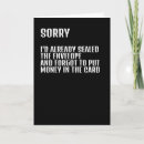 Search for sorry i forgot your birthday cards Humour
