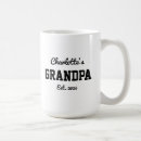 Search for father of the year mugs Grandpa established