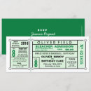 Search for baseball ticket invitations Sports
