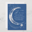 Search for galaxy baby shower invitations Over the moon