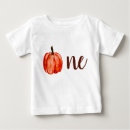 Search for pumpkin birthday baby shirts Watercolor
