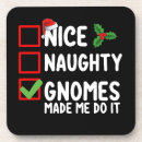 Search for christmas gnome coasters Merry