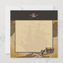 Search for treasure invitations Vintage