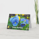 Search for pansies birthday cards Floral