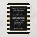 Search for black stripes invitations Glitter