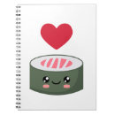 Search for sushi notebooks Adorable