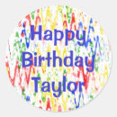 Search for chevron birthday stickers Trendy