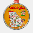 Search for georgia peach christmas tree decorations Map