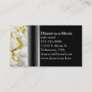 Search for popcorn business cards Cinema