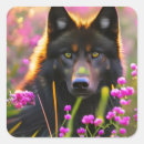 Search for black wolf stickers Nature