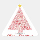Search for red triangle stickers Merry christmas