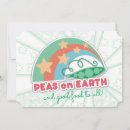 Search for peas on earth postcards Food