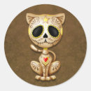 Search for sugar skull cat stickers Kitty