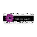 Search for gerbera daisy return address labels Pretty