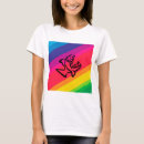 Search for colored womens tshirts Rainbow