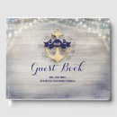 Search for anchor wedding guest books Navy