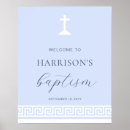 Search for christening posters Dusty blue