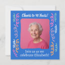 Search for cheers to 90 years birthday invitations Ninety