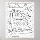 Search for dinosaur art kids posters Brachiosaurus