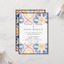 Search for spanish tile wedding invitations Modern