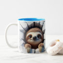 Search for sloth animal mugs Wildlife