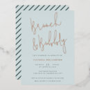 Search for light blue bridal shower invitations Brunch and bubbly