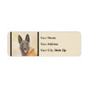 Search for belgian malinois return address labels Puppy