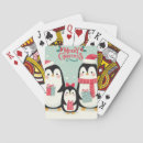 Search for penguins playing cards Snow