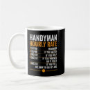 Search for funny handyman mugs Rate