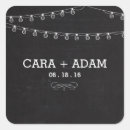 Search for chalk wedding stickers Rustic