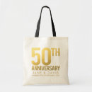Search for 50th wedding anniversary tote bags Couple