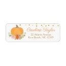 Search for fall baby shower return address labels Orange