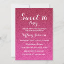 Search for ombre sweet 16 invitations Modern
