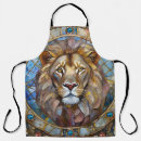 Search for leo sign aprons Lion
