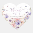 Search for heart shape seals stickers Bride