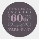 Search for 60 year anniversary stickers Married
