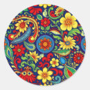 Search for paisley design stickers Flower