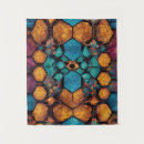 Search for hexagons posters Colorful