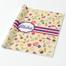 Search for hawaii wrapping paper Hula girl