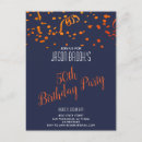Search for black orange and gold invitations Fifty