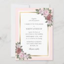 Search for peach and gold wedding invitations Blush pink